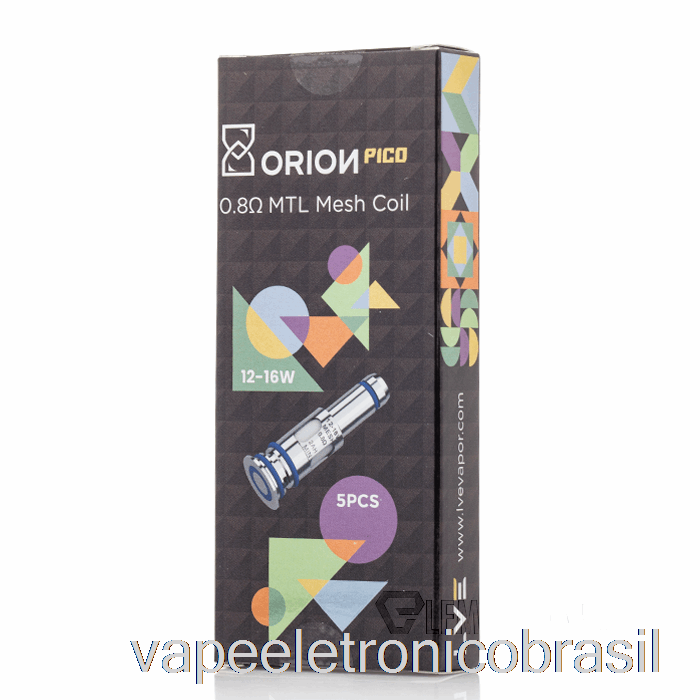 Vape Recarregável Lve Orion Pico Bobinas De Substituição Bobinas De Malha Pico De 0,8 Ohm